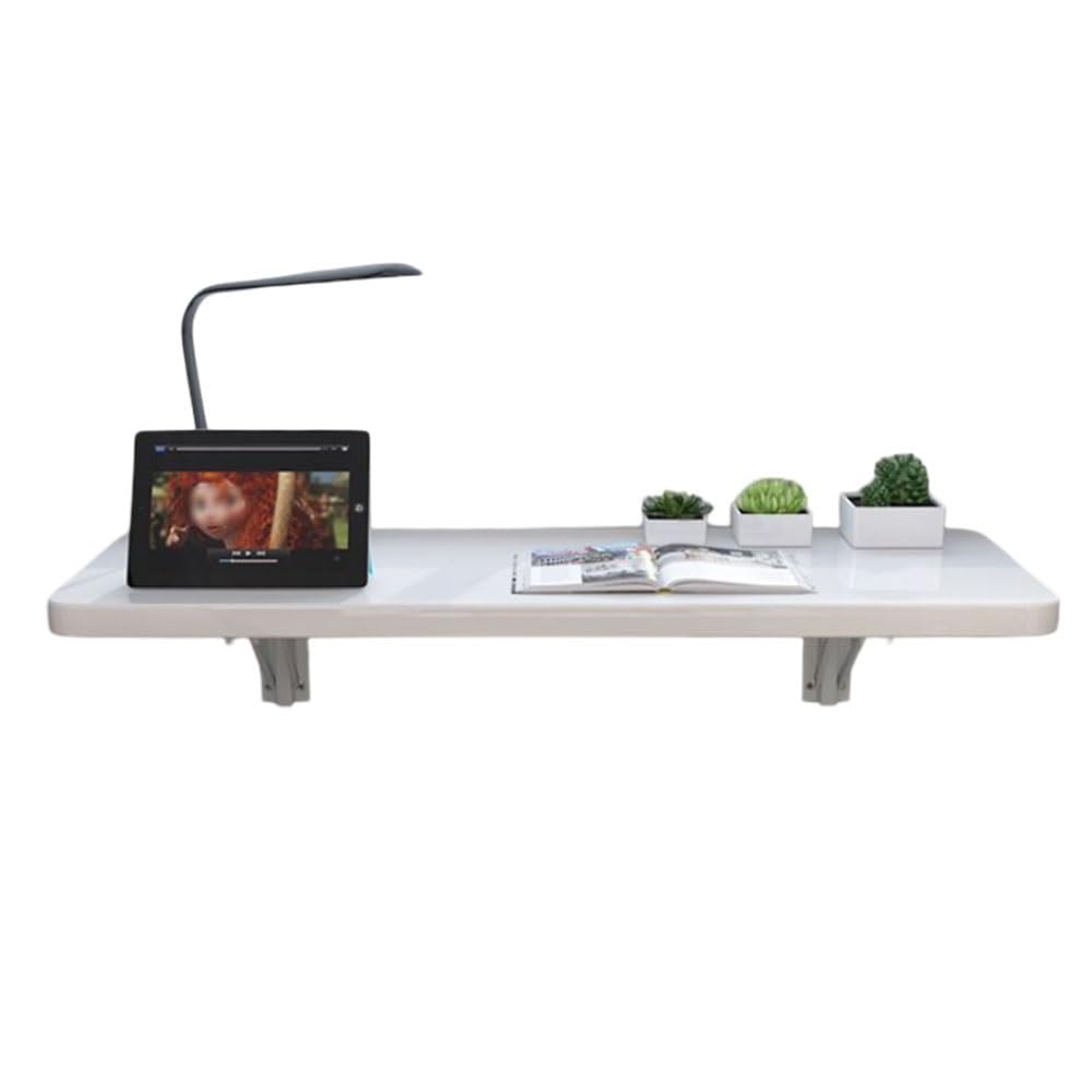 Bureau mural flottant design moderne blanc pour intérieur épuré