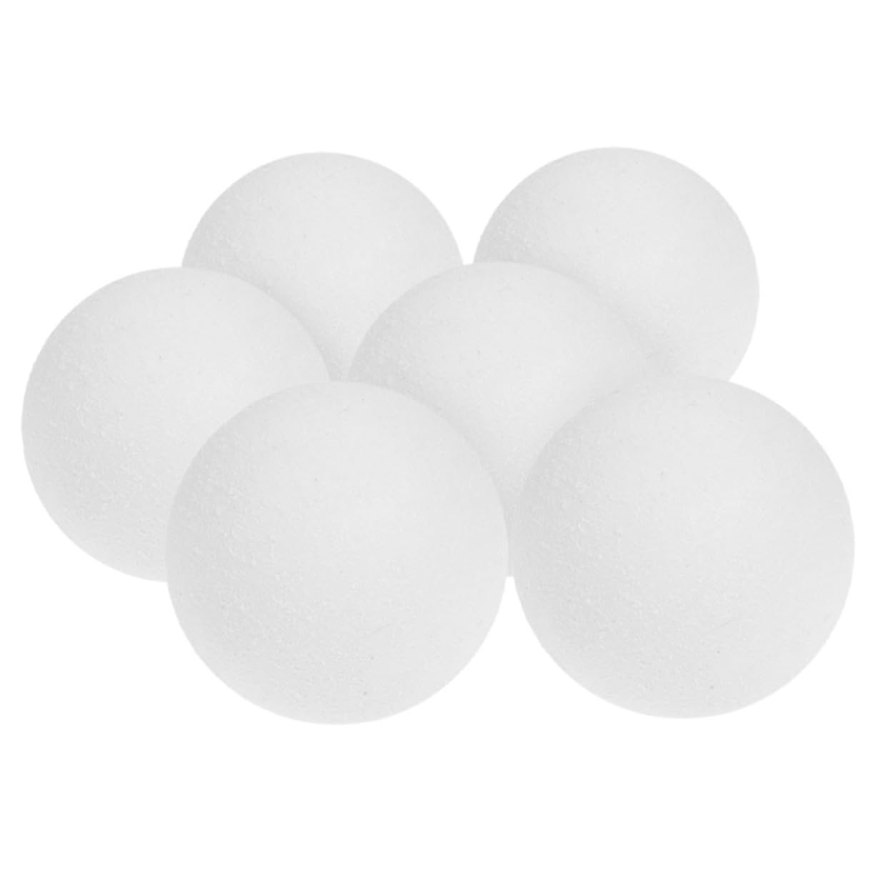 OSOLADY 6Pcs Replaceable Table Soccer Balls for Mini Foosball Games Durable Desk Game Accessories for Tabletop Soccer Machines