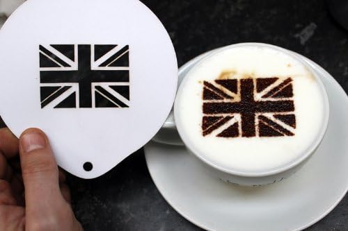 Union Jack Coffee Stencil