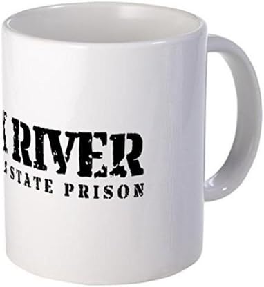 Taza de 11.0 fl oz, diseño de Fox River, color blanco