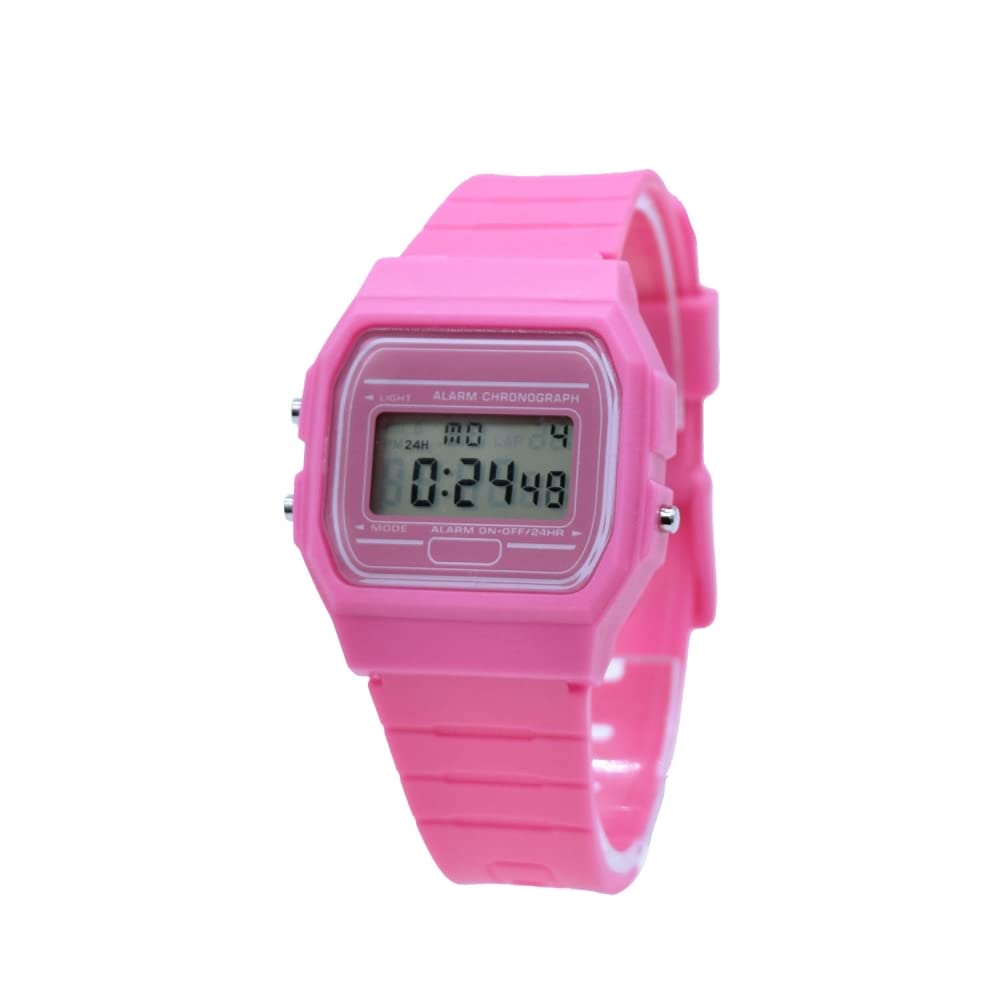 BDM Reloj Digital Vintage | Elige tu Color Favorito | Estilo Retro Años 80 Unisex | Reloj con Alarma, Cronógrafo y Luz