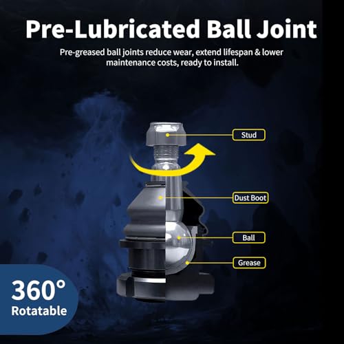 Front Lower Control Arm with Ball Joint Fit for Lexus RX350 RX350L RX450H RX450HL 2010-2020, Toyota Highlander 2008-2019, Venza 2009-2016 - 2 PCS Suspension Kit K622945 K622944 - Image 3