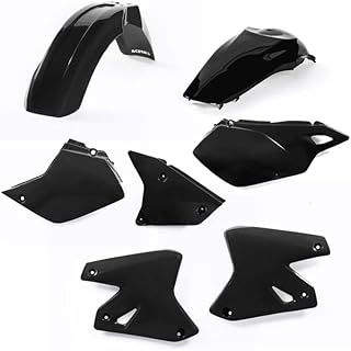 Plastic Kit Kaw Suz For Kawasaki KLX400 (2003-2004), Suzuki DRZ400 (2000-2007), DRZ400E (2000-2023), DRZ400S (2000-2023), DRZ400SM (2000-2023) - black