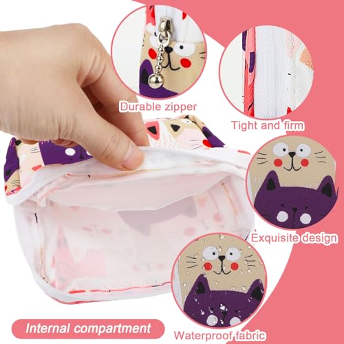 Image of 2pcs Tampon Holder for Purse Tampon Bag Pouch Period Bags for Teen Girls for School Sanitary Napkin Storage Bag Organizer Pouch Pad Feminine Menstruation First Period Starter Kit for Girls Women