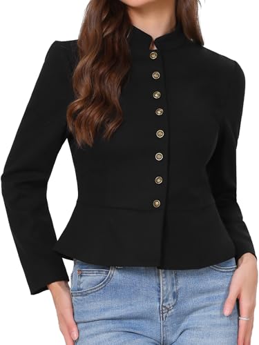 Blazer d'affaires pour femme manches longues chaud contre le froid
