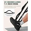 Trideer Non-Elastic Stretching Strap with Loops for Physical Therapy & Rehab, Knee Hip Leg ROM Post-Surgery, Yoga Strap for Stretching, Leg Lifter Strap Mobility Aid, Hamstring Calf Back