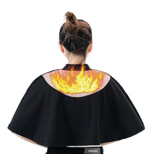 Self Heating Warm Shoulder Wrap Cape Neck Warmer Heat Pad Shoulder Protective Shawl for Postpartum Pregnant Women Men Elderly