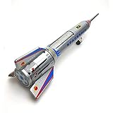 Charmgle Rocket Toy Tinplate Figure Toys Push and Go Friction Rocket Launcher Toy Table Office Ornaments Adults Collection Birthday Gifts