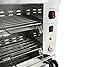 Gasfrit Grille-pain électrique industriel à quartz 2 étages, 3000 W, acier inoxydable, grille et plateau ramasse-miettes amovibles, usage professionnel hôtellerie