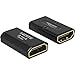 Produktbild Delock Adapter High Speed HDMI mit Ethernet â HDMI-A Buchse HDMI-A Buchse 4K Gender Changer schwarz