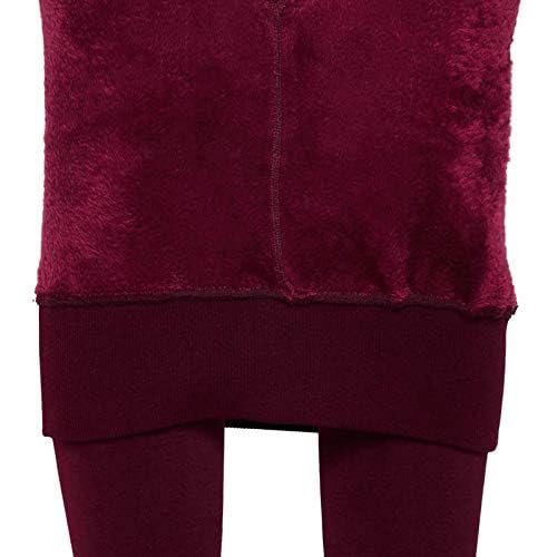 Image of Brachy Women's Winter Thermal Hot Fur Velvet Skinny Fit Jegging, Stretchable High Waist Leggings Without Socks | Footless Skinny Fit Winter (BCA WINTERCUTLEGZ1-P)
