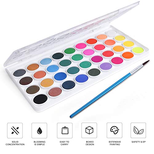 Aroic WATERCOLOR-36COLOR Paint Set thumb #3