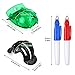 Joyberg 8 Pack Golf Ball Marker Liner Drawing Marker, 4 Golf Ball Marker Stencil and 4 Color Golf Ball Markers, Golf Ball Line Marker Tool, Golf Ball Alignment Marking Tool for The Golfer
