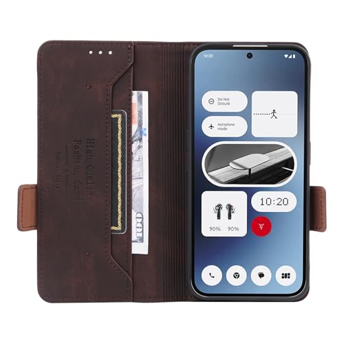 Housse Nothing Phone 2A étui portefeuille à rabat cuir