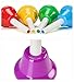 Vangoa Hand Bells Set 8 Note Handbells Set Colorful Diatonic Metal Bells Musical Toy Percussion for Kids Toddlers Children Musical Teaching Church Chorus Wedding Family Party