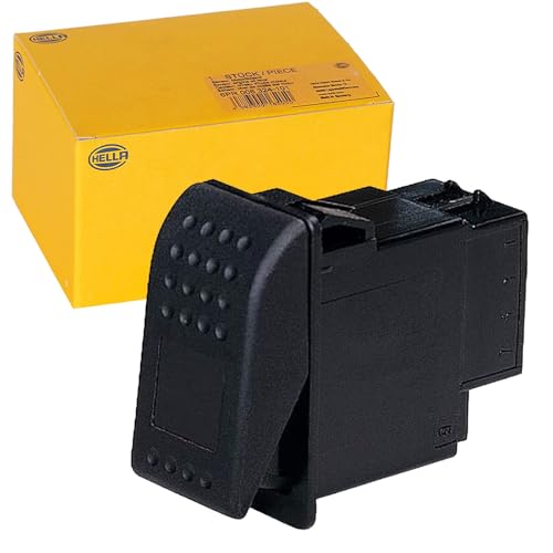 Interrupteur de signal de détresse HELLA 6Hh 007 832-711 12/24V à 7 connexions
