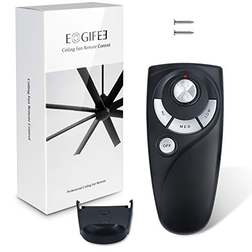 Eogifee Uc7083T Ceiling Fan Remote Control Replacement Of Hampton Bay With Dim Light,3 Speed Control With Wall Mount Only Remote #TOP1