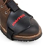 DETACHI Shoe Protector for Bike Gear Shift pad for Shoes Protective for Motorbike (Black)