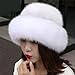 Hawtrytoa Women's Winter Furry Hat, Fashion Sweet and Cute Warm Thick Fisherman Hat Basin Hat (Brown,M)