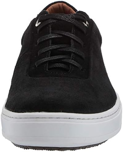 Marc Joseph New York Men's Leather Made in Brazil Luxury Comfortable Lace-up Fashion Sneaker, Black Suede, 8.5 M US | Image 1