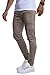 Produktbild Leif Nelson Herren Jogger Chinos Cargo Stretch Jogging Männer Basic Jogg Cargohose Streifen Jogginghose Jungen Freizeithose Jeans-Hosen Sweatpants Streifen Chinohosen LN8071 Grau Large