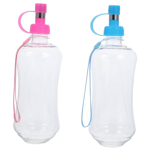 GETAJGHSD 2個 ペット用水筒 漏れ防止 小型犬用携帯水飲み器 旅行 ハイキングに 持ち運び便利で清潔な給水器