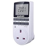 Digital Timer Plug Socket, Kuman Electrical Programmable Plug in Timer Switch fo...
