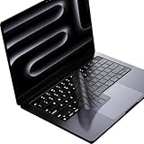 OJOS Keyboard Cover Protector Skin for 2026 2025 M5 M4 M3 M2 M1 MacBook Air 15" Air 13.6", MacBook Pro 14" 16" (A3241 A3240 A3112 A3185 A3401 A3186 A3403 A2941 A2681 A3114 A3113 A2442) - Translucent