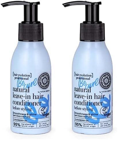 Cuidado capilar de la marca Natura Siberica: acondicionador, Be Curl natural acondicionador Leave-In Sin Aclarado (115 mililitros) (Paquete de 2)