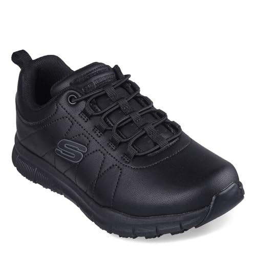 Skechers Donna, Lavoro: Nampa – Beja Work Sneaker, Nero, 8