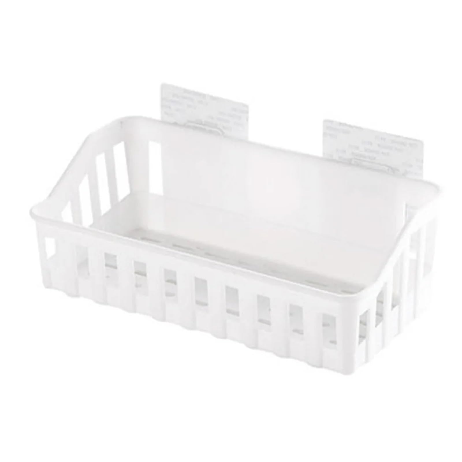 DHYUACN Shower Caddy Kitchen Bathroom Wall Storage Shelf Hanging Rack Corner Basket Holder Organizer(White)