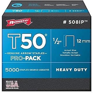 Arrow Fastener 508IP 1/2" T50 Staples