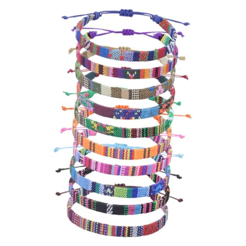 Bracelet femme et fille ajustable, l'idée cadeau d'anniversaire idéale en lot de 10
