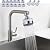 3PCS Sink Water Filter Faucet, Universal 360 ° Rotating Bathroom Sink Filter, Kitchen Faucet Water Filter Removes Chlorine Fluoride Heavy Metals Hard Water for Home Bathroom & Kitchen, w/Cartridges