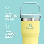 Stanley IceFlow Stainless Steel Tumbler - Vacuum Insulated Water Bottle for Home, Office or Car Reusable Cup with Straw Leak Resistant Flip Cold for 12 Hours or Iced for 2 Days, Azure, 30 OZ / 0.89 L - Image 5