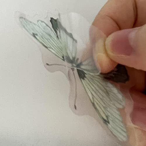 80PCS Butterflies Stickers Multicolor Self-Adhesive Butterfly Scrapbook Butterfly Stickers for Scrapbook,Letters, Notebook, Glass, Wall, Windows Decoration