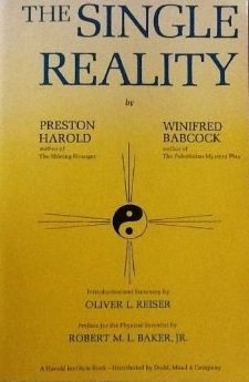 The Single Reality 0396062067 Book Cover