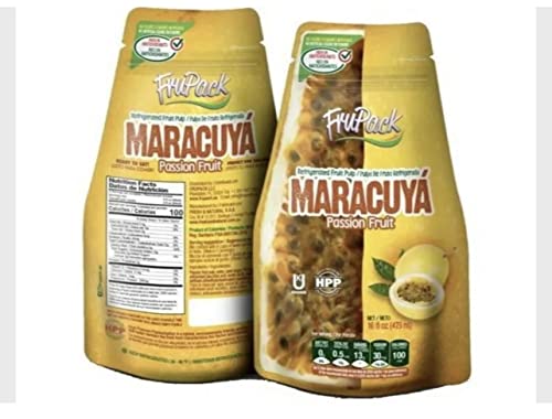 3 Pack Maracuya/Passion Fruit/Fruta De La Pasión Pulp With Seed #TOP1