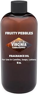 Fruitie Pebbles Fragrance Oil (Our Version of The Brand Name) (16 oz Bottle) for Candle Making, Soap Making, Tart Making, Room Sprays, Lotions, Car Fresheners, Slime, Bath Bombs, Warmers…