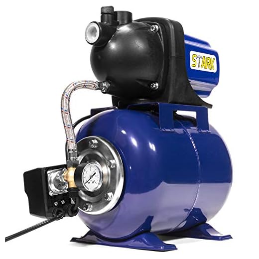 XtremepowerUS 1.6HP Shallow Well Pump Tank Garden Water Pump Booster System Pressurized Farm Irrigation 1000GPH, 1200W