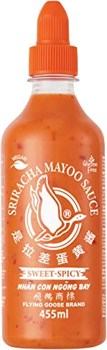 Flying Goose Mayonesa de Sriracha dulce y picante, 1 x 525 g