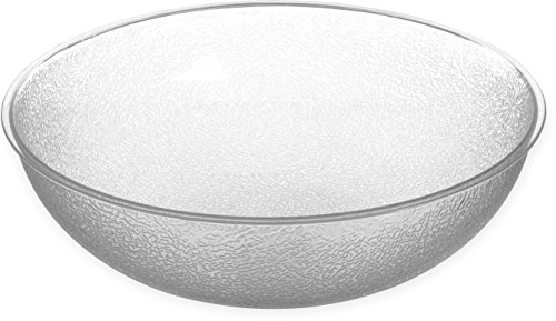 Carlisle-FoodService-Products-CFS-721507-Round-Pebbled-Salad-Serving-Bowl-11-Quart-Clear-Pack-of-4