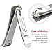 Seki Edge Nail Clippers (SS-106) - Stainless Steel Fingernail Clippers for Men & Women - Sharp Cutting Edges for Thick Nails - Professional & Home Use - Made in Japan