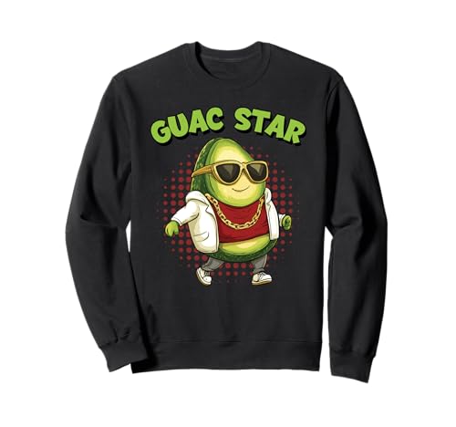 Guac Star Funny Avocado Guacamole Sweatshirt