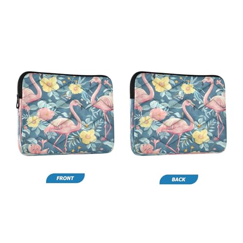 Funda para portátil 13-14 pulgadas impermeable rosa flamencos miniatura 2