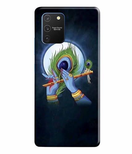 Image of Printed Hard Back Case Cover & Compatible for Samsung Galaxy S10 Lite | Krishna Vector Art (Multicolor) - D1200