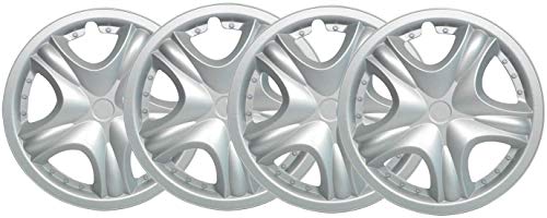 DRIWEI Copricerchio Universale 14" platto Copri Ruota 4pz Auto Coppa Ruote Houston