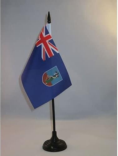 Miniatura 104 de Bandera de mesa Colombia 5'' x 8'' - Bandera de escritorio colombiana 8.3 x 5.5 in - Barra y base de plástico negro - AZ FLAG