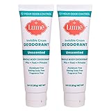 Lume Natural Deodorant - Underarms and Private Parts - Aluminum Free, Baking Soda Free, Hypoallergenic, and Safe For Sensitive Skin - 3oz Tube Two-Pack (Unscented)