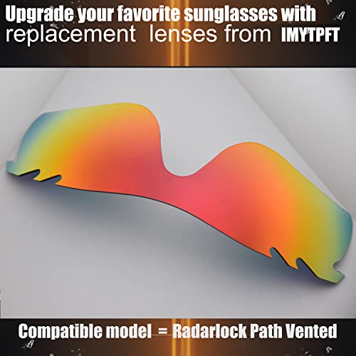 Lentes Oakleys Radarlock Path ventilado en oro de 24 quilates espejo 3